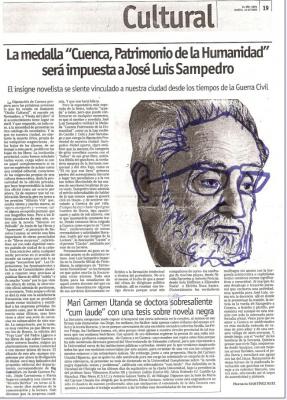 Artículo de Florencio Martínez Ruiz sobre Sampedro