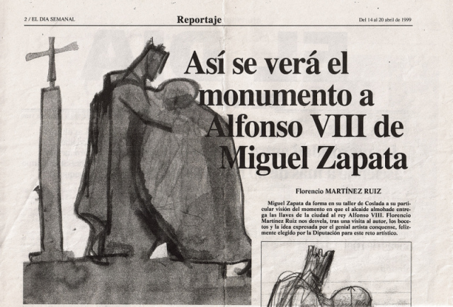 Florencio Martínez Ruiz, articulo sobre Miguel Zapata